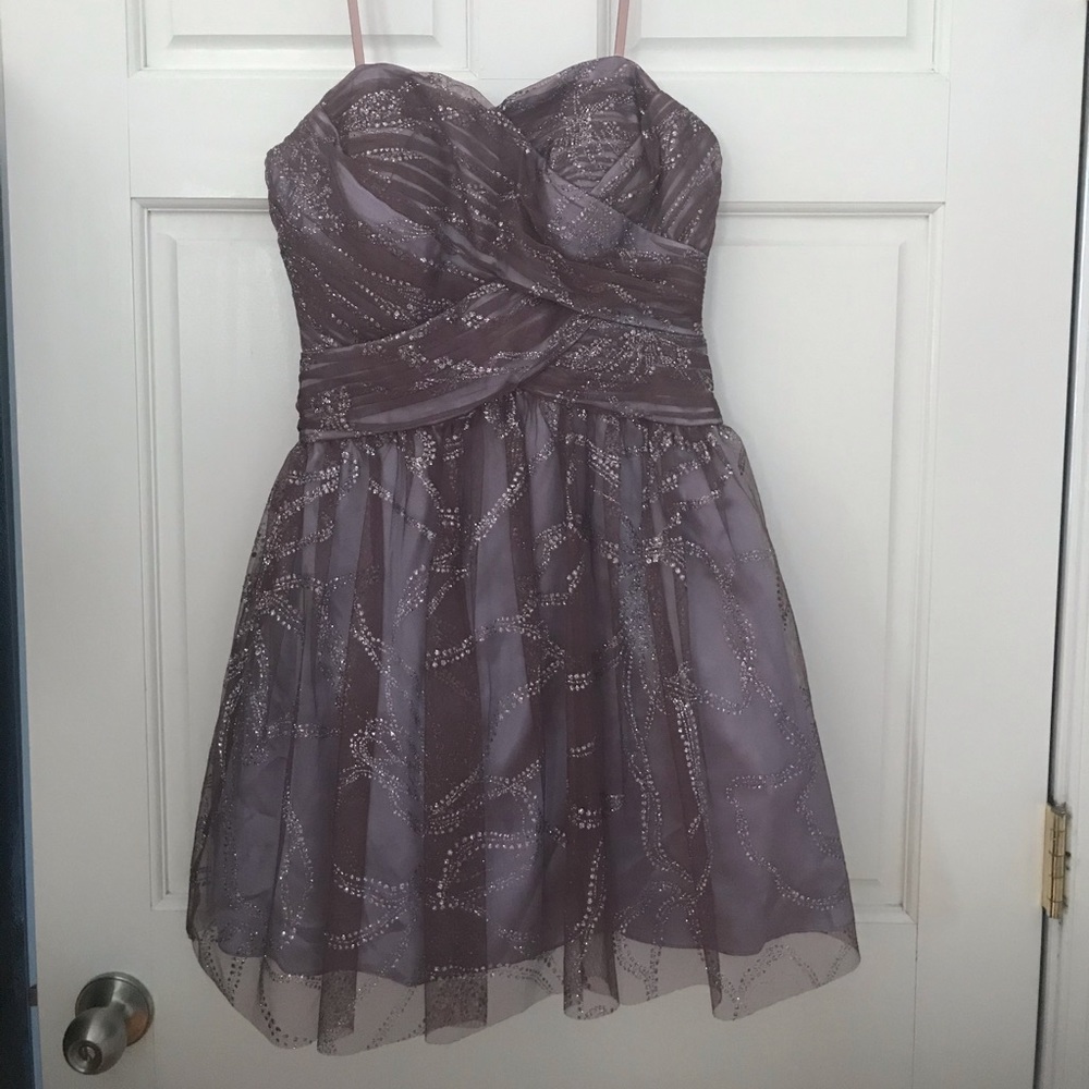 Purple Dress with Sparkles